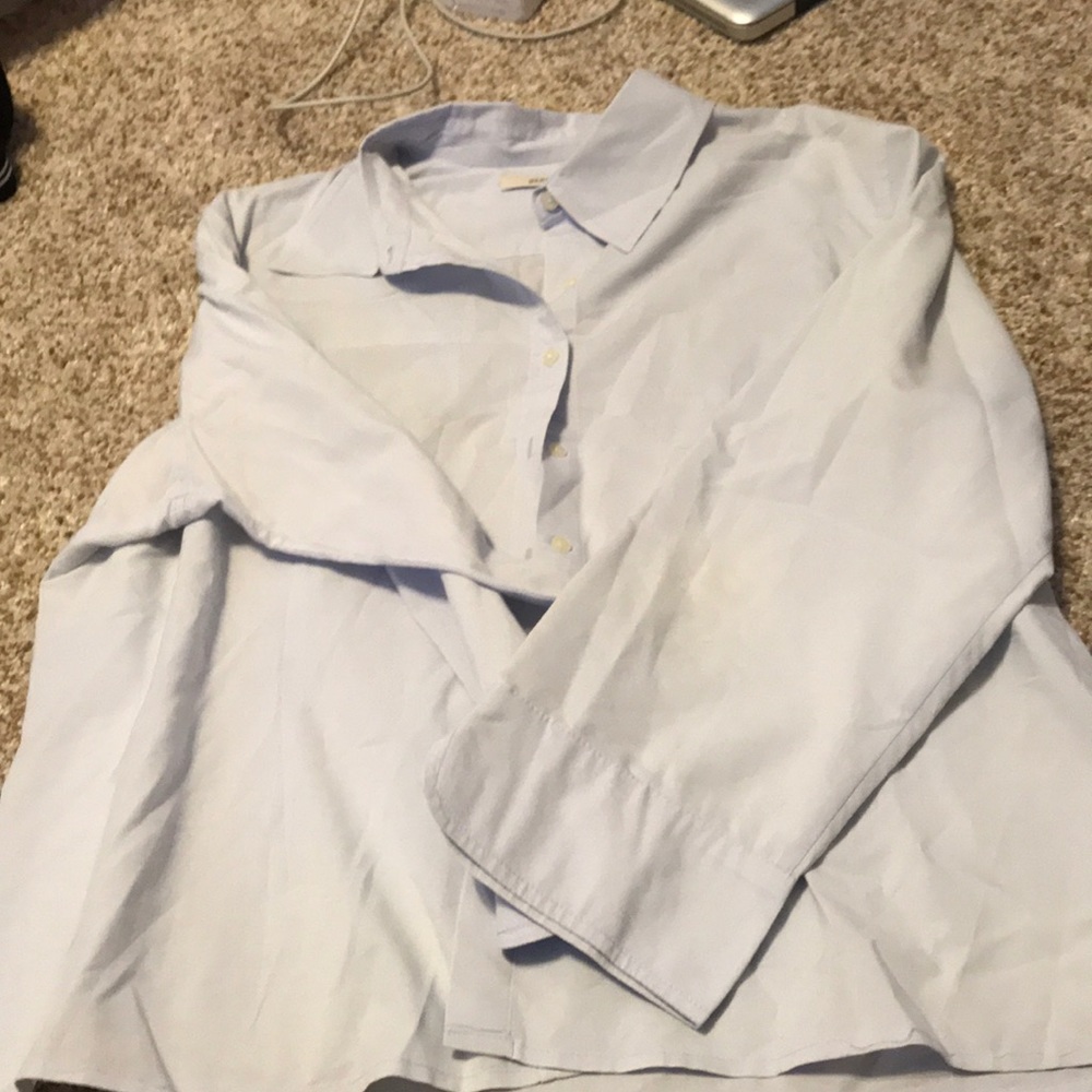 white button up shirt